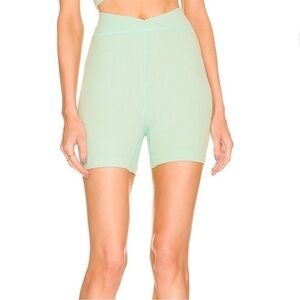 Free People Movement Free Throw Short in Turquoise Mint. Size Small